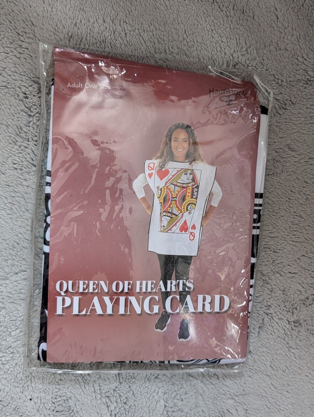 Hauntlook Queen of Hearts Playing Card Costume Adult One Size Tunic